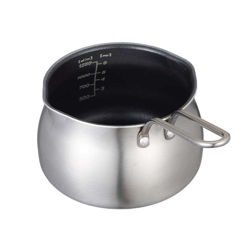 copan  IH対応二層鋼ミルクパン メモリ付き 1.5L